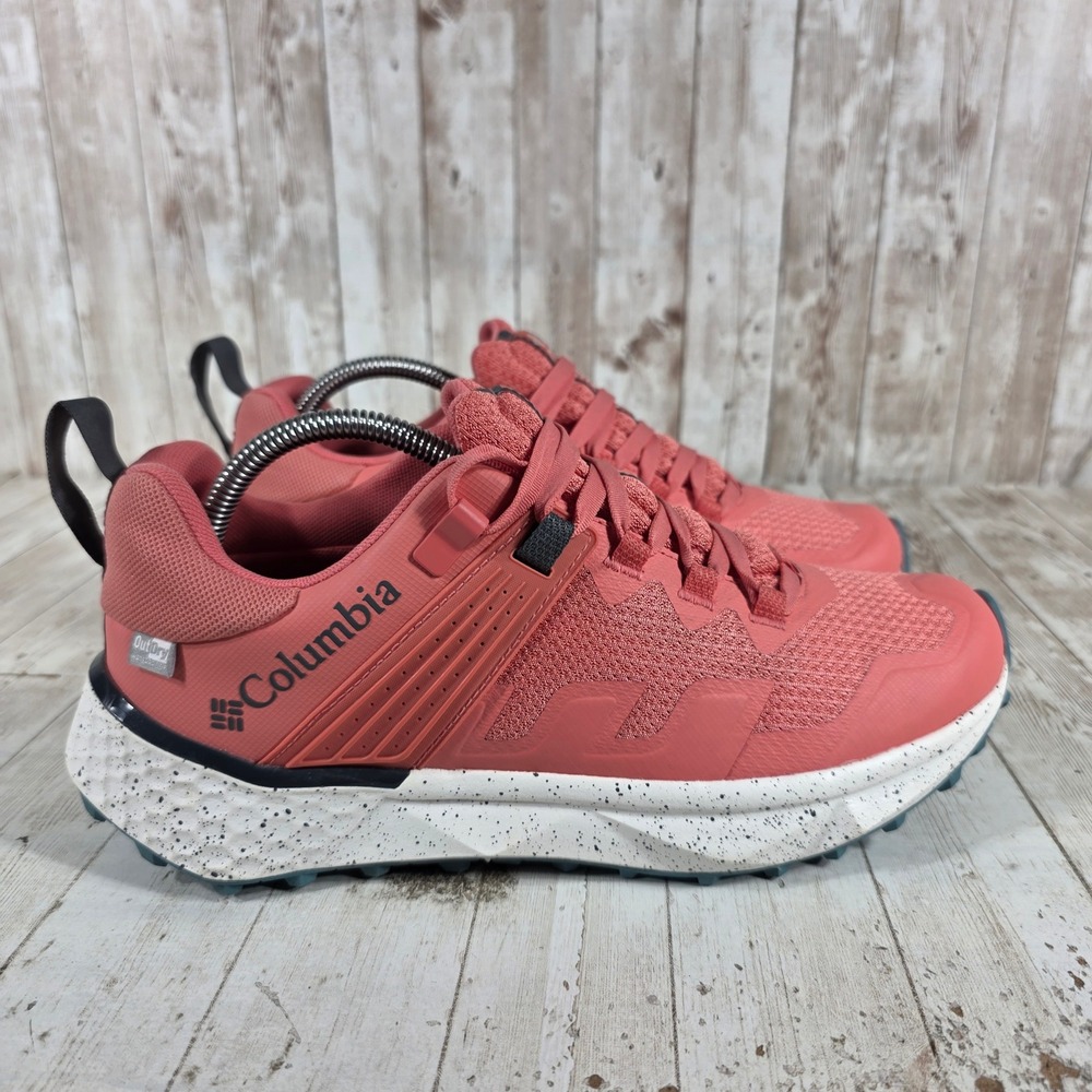 Columbia‎ Facet 75 OutDry Womens 10 Waterproof Hiking Shoes Coral BL9284-692